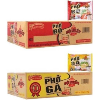 Thùng 30 gói phở đệ nhất hương vị bò, vị gà gói 65g