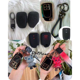 Bọc silicone /Ốp bảo vệ chìa khoá thông minh TOYOTA VIOS YARIS 2nút bấm