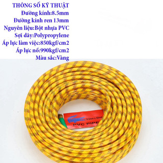  Dây Rửa Xe Cá Sấu 5 Lớp Áp Lực Cao 8.5mm 5-10-15-20-25-30 Mét 
