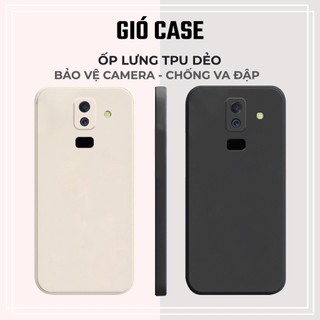 Ốp lưng Samsung J8, A6 Plus, A6+ cạnh vuông | Vỏ điện thoại SS galaxy bảo vệ camera