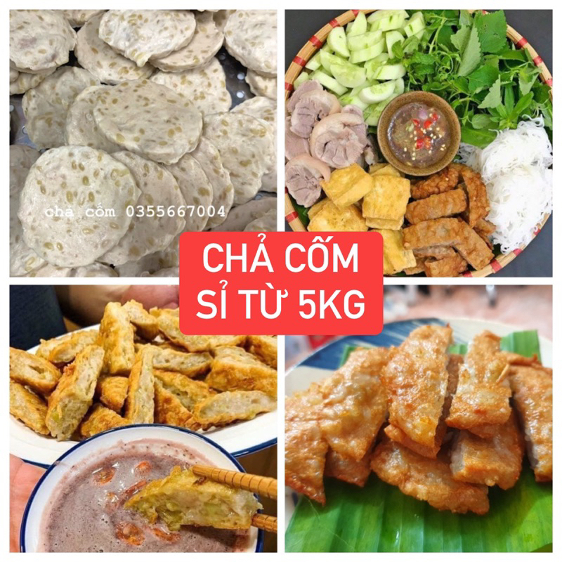 Sỉ 5kg chả cốm Hà Nội