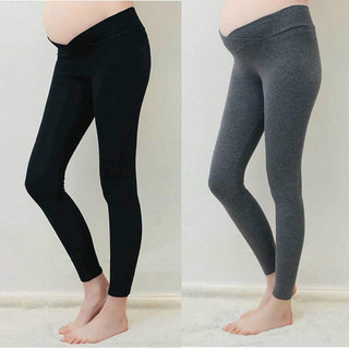 Quần bầu legging cạp chéo/ Quần bầu dài thun cotton co giãn thoải mái