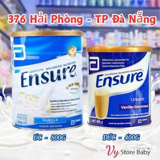 Sữa Ensure Úc 850g/Đức 400g - Hàng Air date mới nhất