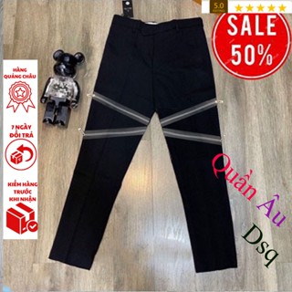 Quần âu nam khóa kéo , quần dsp amiri 4 khóa chất vải mềm, rễ mặc , lên dáng chuẩn , may thêu 4 khóa đùi