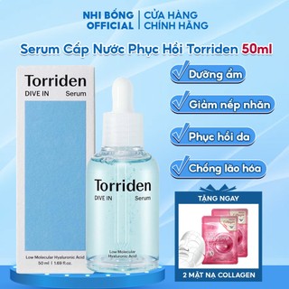 Tinh Chất Serum Torriden Hàn Quốc Dive In Serum Giúp Cấp Ẩm Cho Da Low Molecular Hyaluronic Acid Chai 50ml