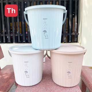 Xô đựng gạo, nước sọc 15l có nắp cao cấp Hokori - Việt nhật