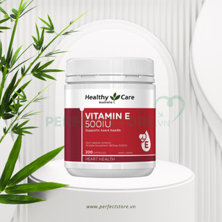 Perfectstore.vn - Vitamin E Healthy Care 500IU dưỡng ẩm mờ thâm sẹo, giúp da căng mịn tươi trẻ