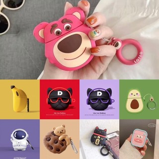 Vỏ Ốp Case Airpods 1 2 3 Pro Gen 2 Pro2 Bảo Vệ Dễ Thương Tặng Kèm Móc