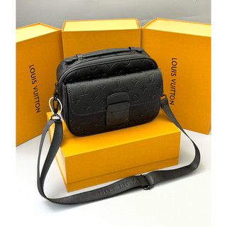 Túi đeo chéo mesenger hoạ tiết vân hoa in-bag l.v đeo chéo nam cầm tay cực đẹp ful box