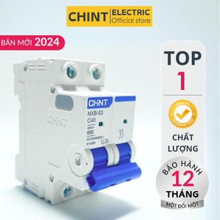 Aptomat mcb 1pha/2pha/3pha attomat chint nxb-63 6a, 10a, 16a, 25a, 32a, 40a, 50a, 63a dòng cắt 6ka