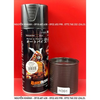 H391- sơn xịt samurai màu nâu hạt dẻ