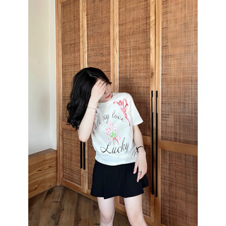 Áo thun all in love p&b