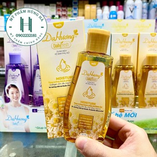 Dung dịch vệ sinh phụ nữ Dạ Hương Daily Fresh Moisture 120ml, tăng cường dưỡng ẩm
