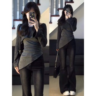 - Set hai áo len/ Quần jeans