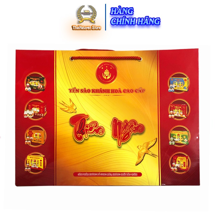 ( Hoả Tốc HCM ) Nước Yến Sào 20% Hộp Quà Tặng (Hũ 70ml x 6) Kèm Túi Xách - Tăng Cường Sức Khỏe, Bồi Bổ Cơ Thể