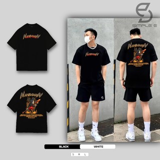 Áo Thun Unisex Local Brand SIMPLE "E" Form Oversize Cotton 100% MickeyHero.