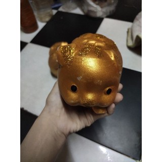 Heo đất sơn vàng nhũ đủ Size S,size M