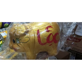 Heo đất sơn vàng nhũ đủ Size S,size M