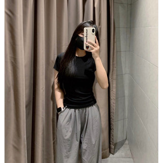Áo thun babytee BASIC TRƠN ôm body chất tăm cotton La_belle_18