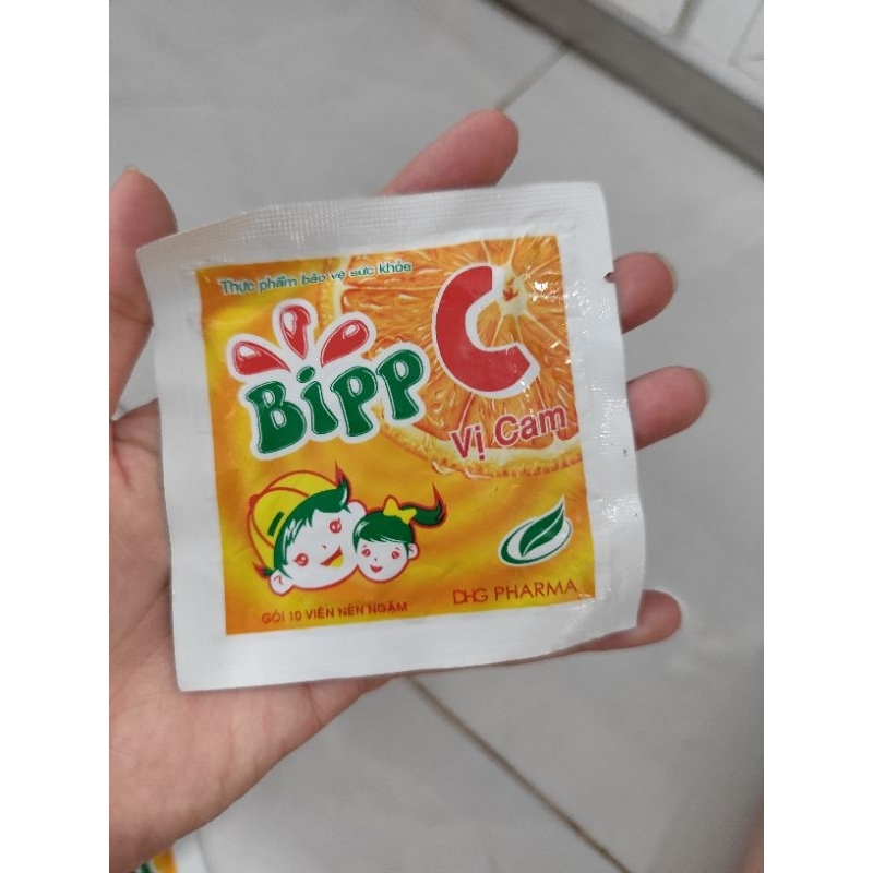 Kẹo bipp c, gói 10viên