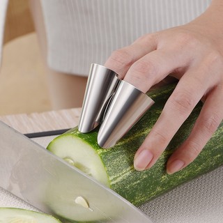 Móng tay an toàn inox 304 bóng cao cấp Đài Loan, rau củ quả, tách vỏ hạt dẻ, thông, óc chó, macca