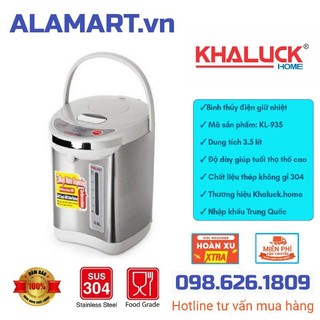 Bình thủy điện khaluck.home kl-935 3,5 lít