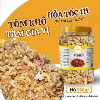 1kg Tôm Khô Tẩm Gia Vị Vị Biển Đồ Khô Chế Biến Sẵn Ăn Kèm Với Cơm Nóng