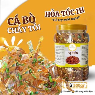 1kg Cá Bò Cháy Tỏi Tẩm Gia Vị Vị Biển Đồ Khô Chế Biến Sẵn Ăn Kèm Với Cơm Nóng