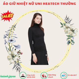 Áo giữ nhiệt cổ lọ, cổ tròn Uniql0 nữ