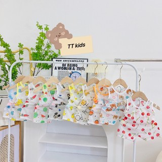 Bộ quần áo ba lỗ cotton giấy cho bé size từ 5-15kg