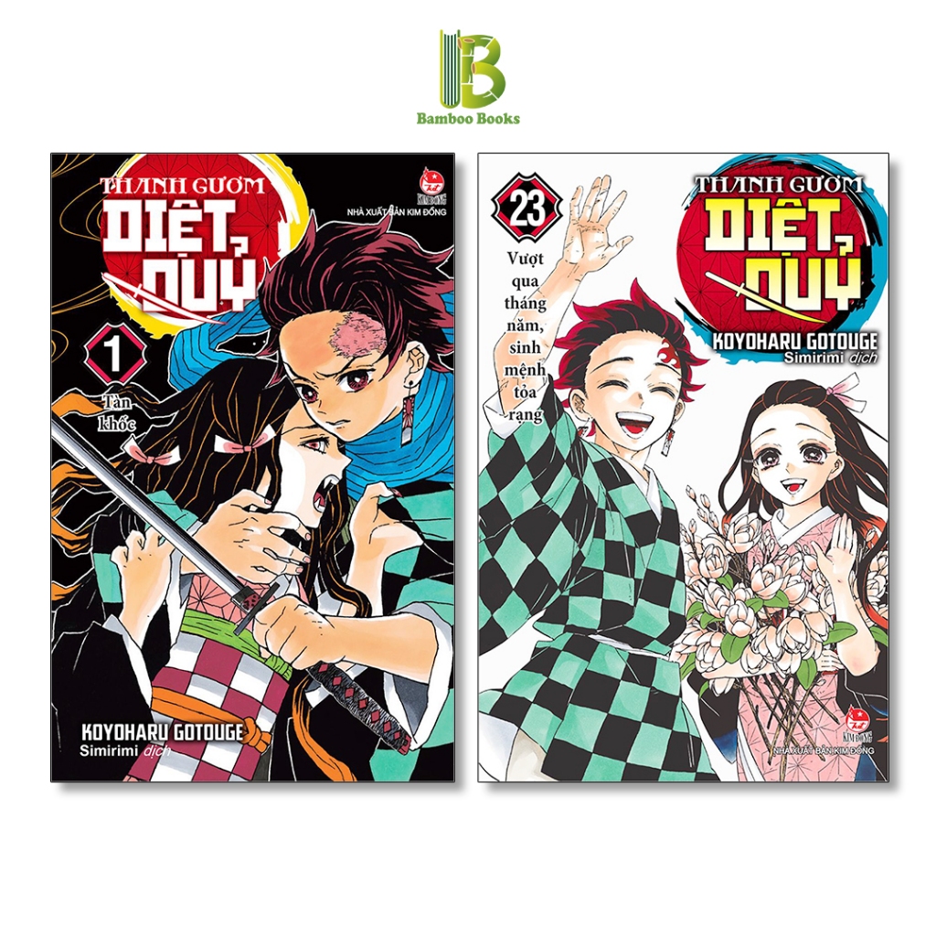 Truyện - Thanh Gươm Diệt Quỷ - Chọn Lẻ 23 Tập - Koyoharu Gotouge - Kim Đồng