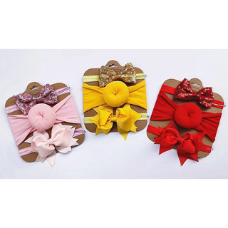 Set 3 băng đô turban cho bé