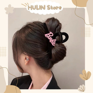 [PK163] Kẹp barbie nhung