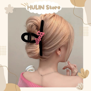 [PK163] Kẹp barbie nhung