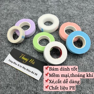 Băng keo Nhật nối mi, băng dính dán mi khi nối loại có gân,thoáng khí_Dụng cụ nôi mi Thúy Há