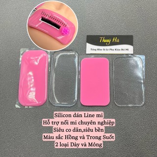 Miếng Silicon dán line mi khi nối_siêu co dãn,siêu bền_hỗ trợ nối mi chuyên nghiệp_để keo khi nối_Thúy Hà