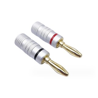 1 cặp jack bắp chuối mạ vàng vỏ nhôm niken