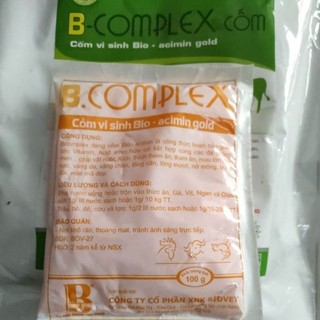 Bcomplex cốm 100g cốm vi sinh bio acimin gold cho vật nuôi.