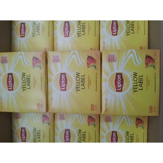 Trà lipton nhãn vàng hộp 100 gói