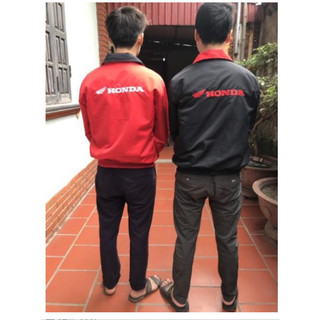 Áo Gió Honda 2 Mặt Đỏ Đen Cao Cấp