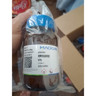 Hóa chất p-anisidine cas: 104-94-9 chai 100g