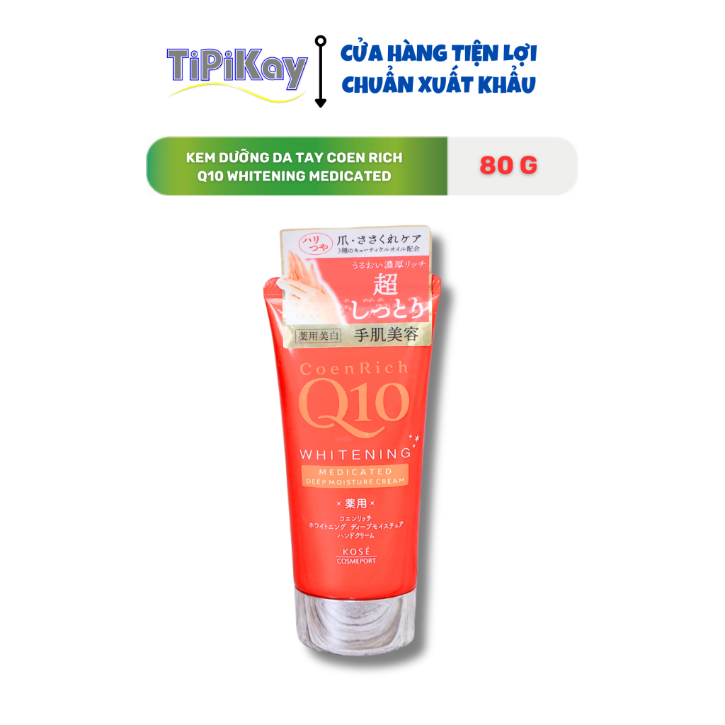 Kem Dưỡng Da Tay Coen Rich Q10 Whitening Medicated Nhật Bản - TiPiKay Shop