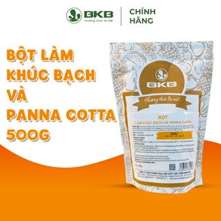 Bột Làm Panna Cotta Và Chè Khúc Bạch BKB gói 500gram, 5 Vị Siêu Ngon, Hấp Dẫn.