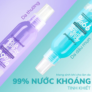 Xịt khoáng cấp ẩm, dịu da Compliment 200ml