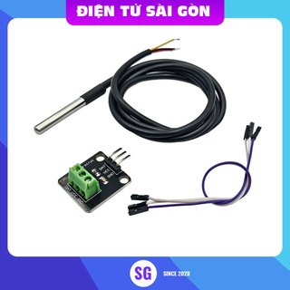 Module cảm biến nhiệt độ DS18B20 đầu dò chống nước - 1FSK