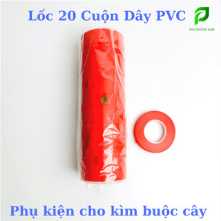 Lốc 20 cuộn dây buộc chanh dây, băng buộc cành, phụ kiện cho dụng cụ buộc cành tự động