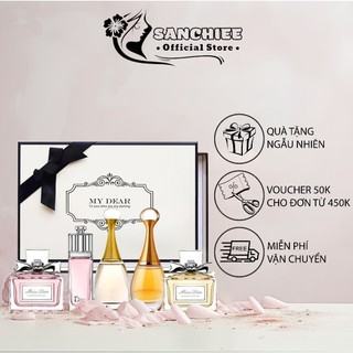 Nước hoa mini 𝘊𝘩𝘪́𝘯𝘩 𝘏𝘢̃𝘯𝘨 ComBo Bộ Set Bộ Nước Hoa Dior Mini 5 chai -chính hãng Dior
