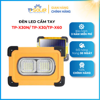 Đèn led cầm tay năng lượng mặt trời tp solar tp-x30/tp-x60,30w /60w sạc pin cho điện thoại,đa năng-bảo hành chính hãng