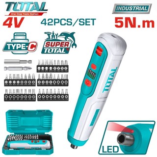 Máy siết vít dùng dùng pin li-on 4v total tsdli0403/tsdli0406/tsdli0423