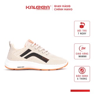 Kaleea - Giày Thể Thao Nữ Dệt Kim Thoáng Mát Đế Cao 3p Đi Êm Siêu Nhẹ Tập Thể Dục Đi Bộ Tập Gym - T12